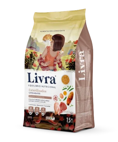 LIVRA GATO ESTERILIZADO 1,5KG